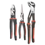 Z2 Mixed Dual Material High Leverage Plier Set (3-Piece)