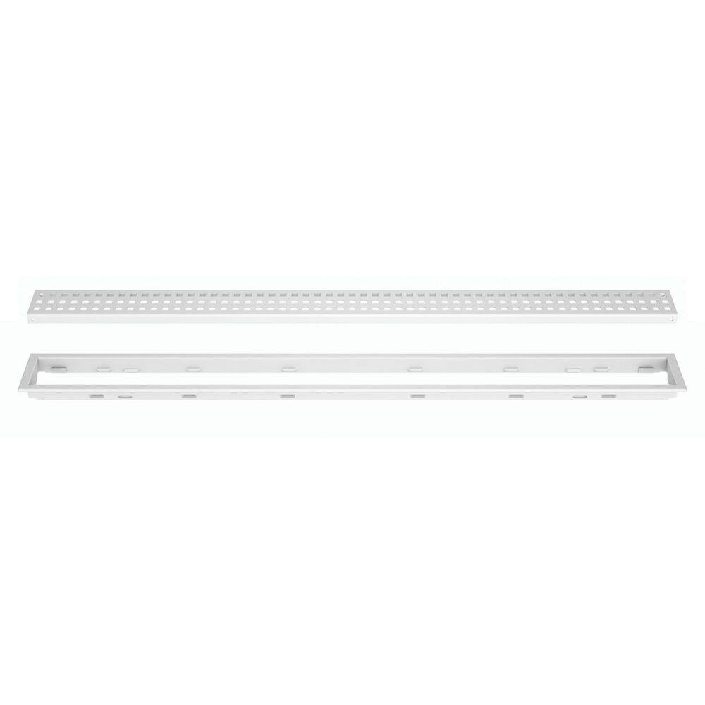 Kerdi-Line Matte White 23-5/8 in. Square Linear Drain Grate Assembly Floor Installation Kit for Accessory price history on PriceWatchPro