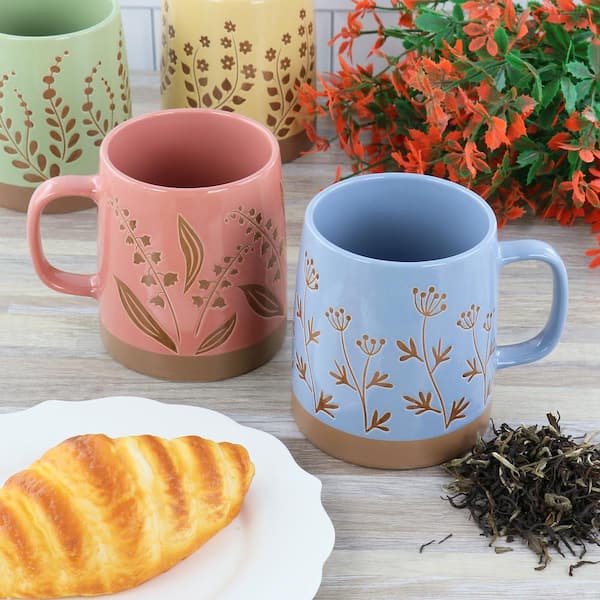 Round Ceramic Mugs