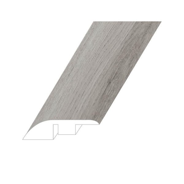 Montserrat Invicta Mystic Haze 0.6 in. Thick x 1.8 in. Wide x 94.5 in. Length Vinyl Reducer Molding