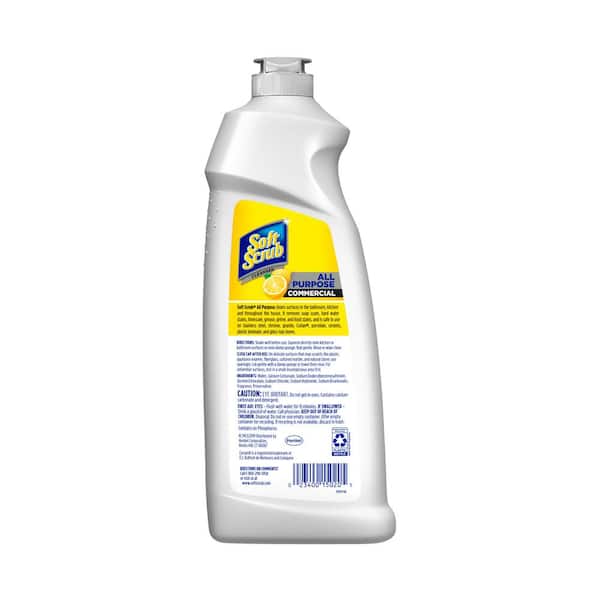 Soft Scrub Part # 2049682 - Soft Scrub 36 Oz. Commercial Lemon Cleanser -  All Purpose Cleaners - Home Depot Pro
