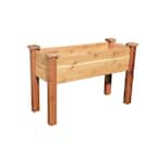 Gronomics 48 in. x 18 in. Safe Finish Cedar Planter Box PB 18-48S