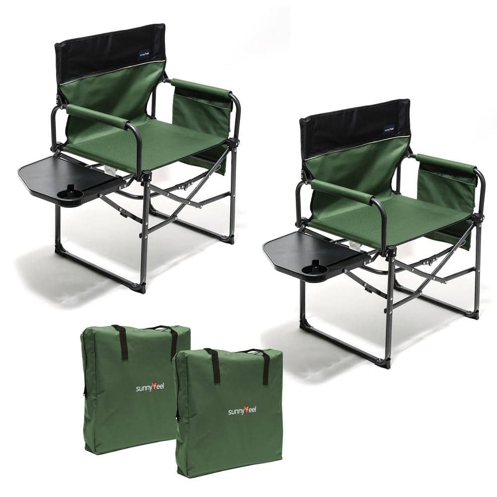 Angel Sar Heavy-Duty Oversized Folding Camping Chair with