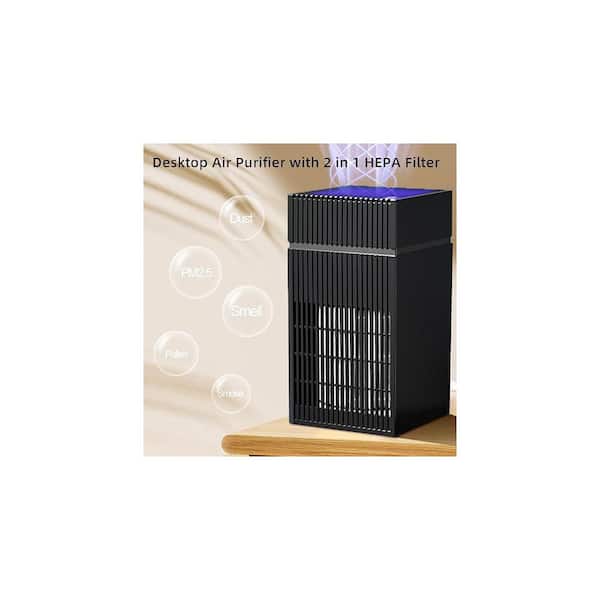 Tahanbath Desktop USB 250 sq ft Air Purifier for Office/Desk; HEPA