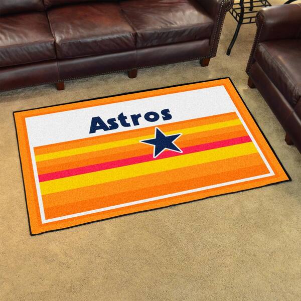 Fanmats Houston Astros Baseball Mat - Retro Collection