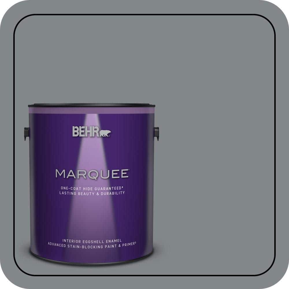 1 gal. #N500-5 Magnetic Gray color One-Coat Hide Eggshell Enamel Interior Paint & Primer product image for price tracking