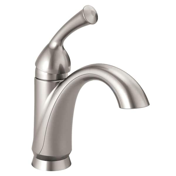 Delta Haywood Single Hole Single-Handle Bathroom Faucet in Stainless
