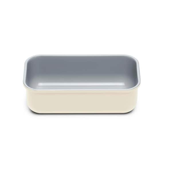 CARAWAY HOME Non-Stick Ceramic Loaf Pan in Cream