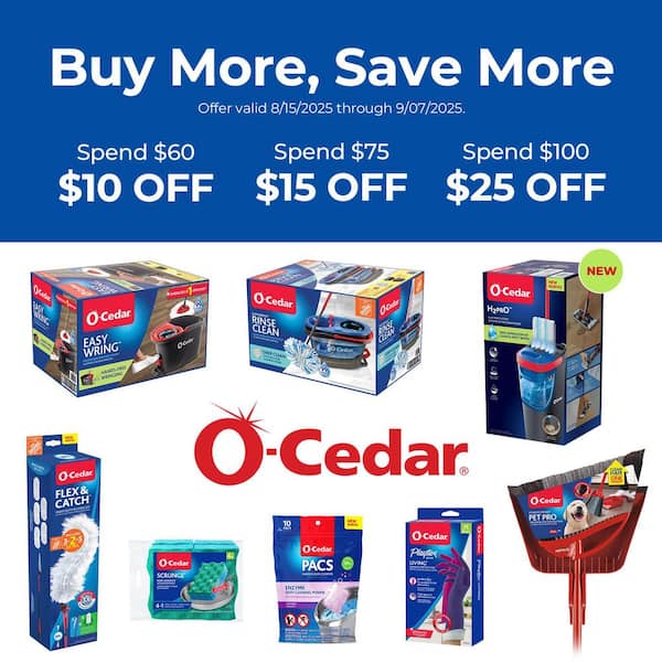 O-Cedar EasyWring Deep Clean Spin Mop Head Replacements, 40