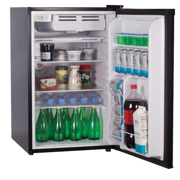 4.5 cu. ft. Mini Fridge in Black with Freezer