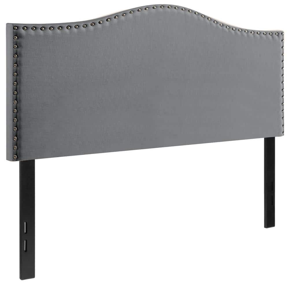 Ivey Upholstered Headboard  Full  Gray