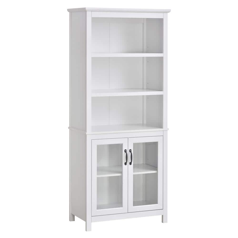 vidaXL 280035 bookcase with 1 drawer white 60x30x170 cm mdf - VX280035 -  Epto