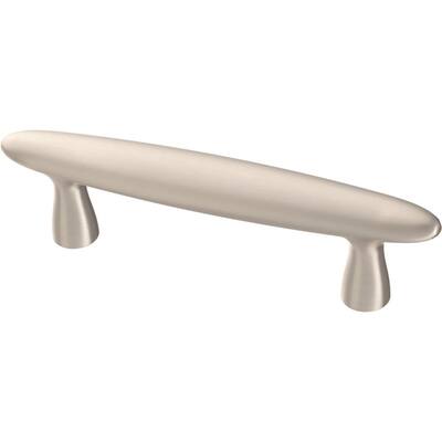 Simply Oblong 3 in. (76 mm) Satin Nickel Drawer Pull
