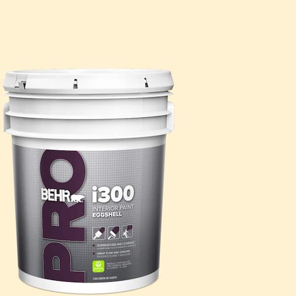 BEHR PRO 5 gal. #ICC-30 Cashmere Sweater Eggshell Interior Paint