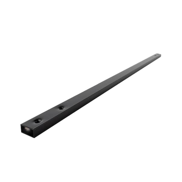 Deckorators 29-1/2 in. x 1 in. Black Aluminum Traditional Baluster (15-Pack)