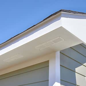 16 in. x 4 in. Aluminum Under Eave Soffit Vent in White (Carton of 36)