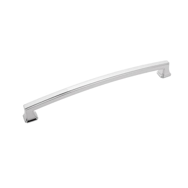 HICKORY HARDWARE Bridges 8-13/16 in. (224 mm) Center-to-Center Chrome Finish Cabinet Pull (5-Pack)