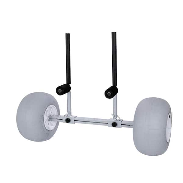MALONE XpressTRX-S Scupper Style Aluminum 150 lbs. Capacity with Balloon Beach Wheels Kayak Cart