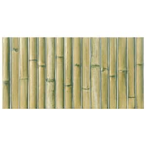 Bamboo Haven Matcha Green 5-7/8 in. x 11-7/8 in. Ceramic Wall Tile (9.8 sq. ft./Case)