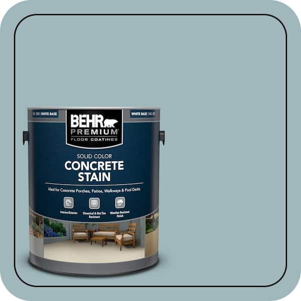 1 gal. #PFC-51 Nautical Blue Solid Color Flat Interior/Exterior Concrete Stain