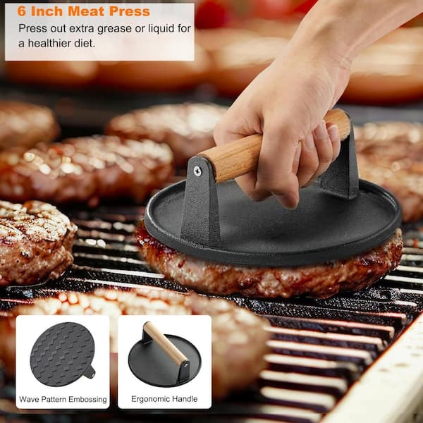 LAIFUCAM 38-Piece Stainless Steel Griddle Accessories Set with