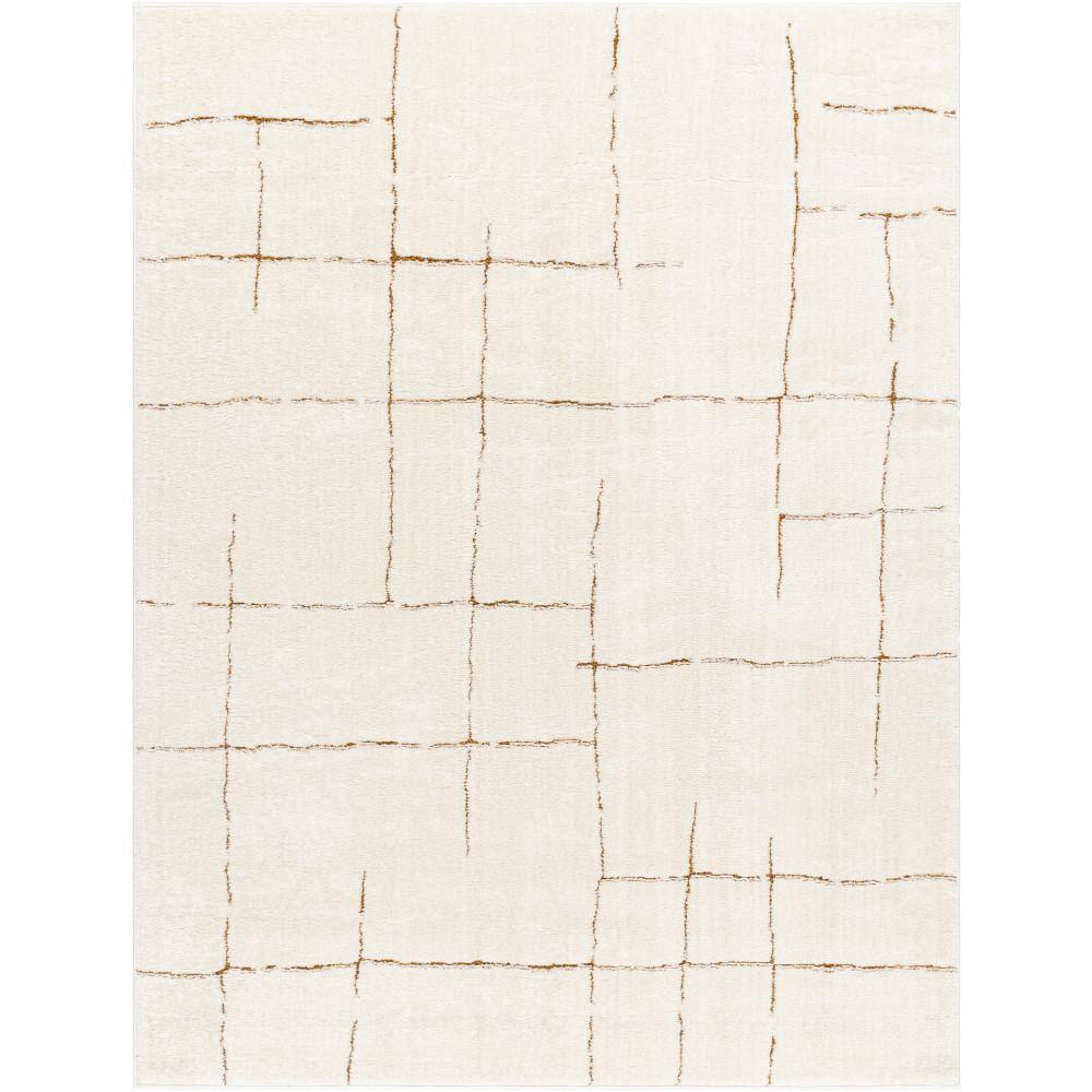 Artistic Weavers Freud Burnt Orange/Cream 8 ft. x 10 ft. Geometric Indoor Area Rug FEU231071010