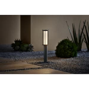 10-Watt Equivalent 100 Lumens Low Voltage Black Integrated LED Outdoor Landscape Path Light