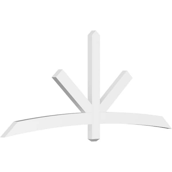 Ekena Millwork Alberta 84 in. W x 35 in. H x 2 in. D Signature Polyurethane Bracket