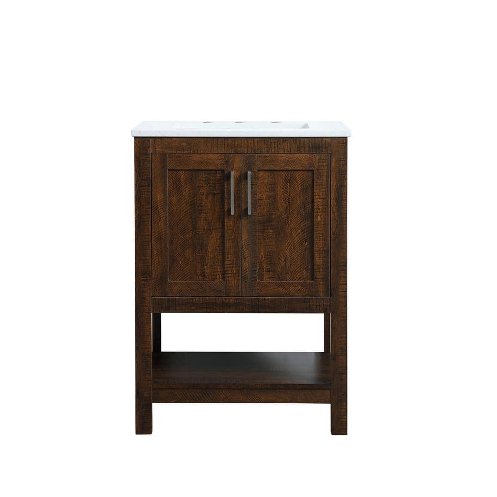 Timeless Home 24 in. W x 19 in. D x 34 in. H Single Bathroom Vanity in Espr