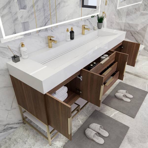 BV Better Vanity Bethany 71 in. W. x 20 in. D x 36 in. H Double