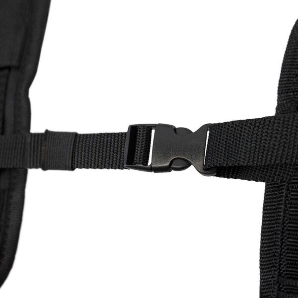 Husky Pro Level Work Tool Belt with Suspenders, Black/Brown