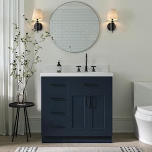 Hepburn 36 in. W x 21.5 in. D x 34.5 in. H Bath Vanity Cabinet without Top in Midnight Blue