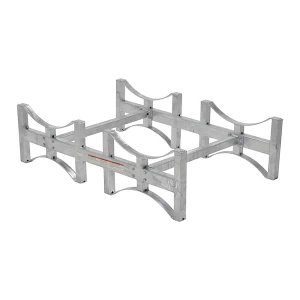 2 Drum 55 Gal. Galvanized Stackable Drum Rack