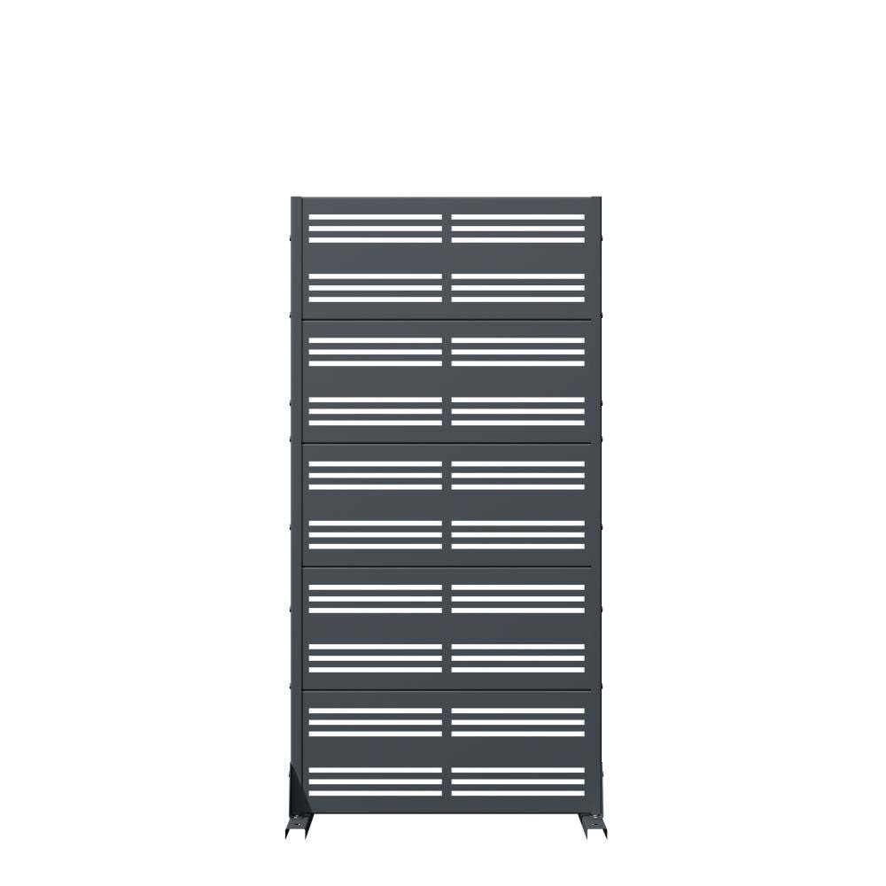 "59"" H x 30"" W Cambrian Gray Outdoor Privacy Screens/Metal Room Divider Panel for Patio & Balcony" price history on PriceWatchPro