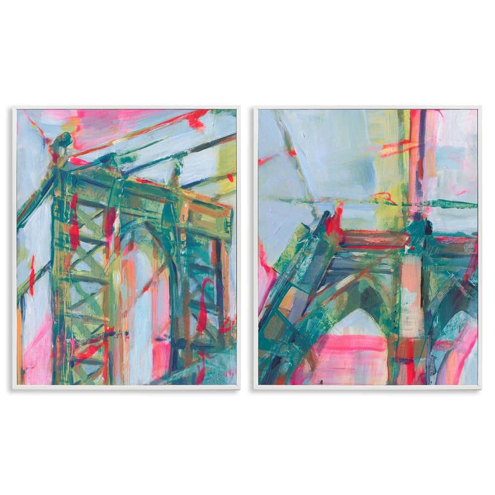 Bridge Arches Abstractions by Ethan Harper 2 Pieces White Framed Abstract Giclee Art Print 20 in. x 16 in. price history on PriceWatchPro
