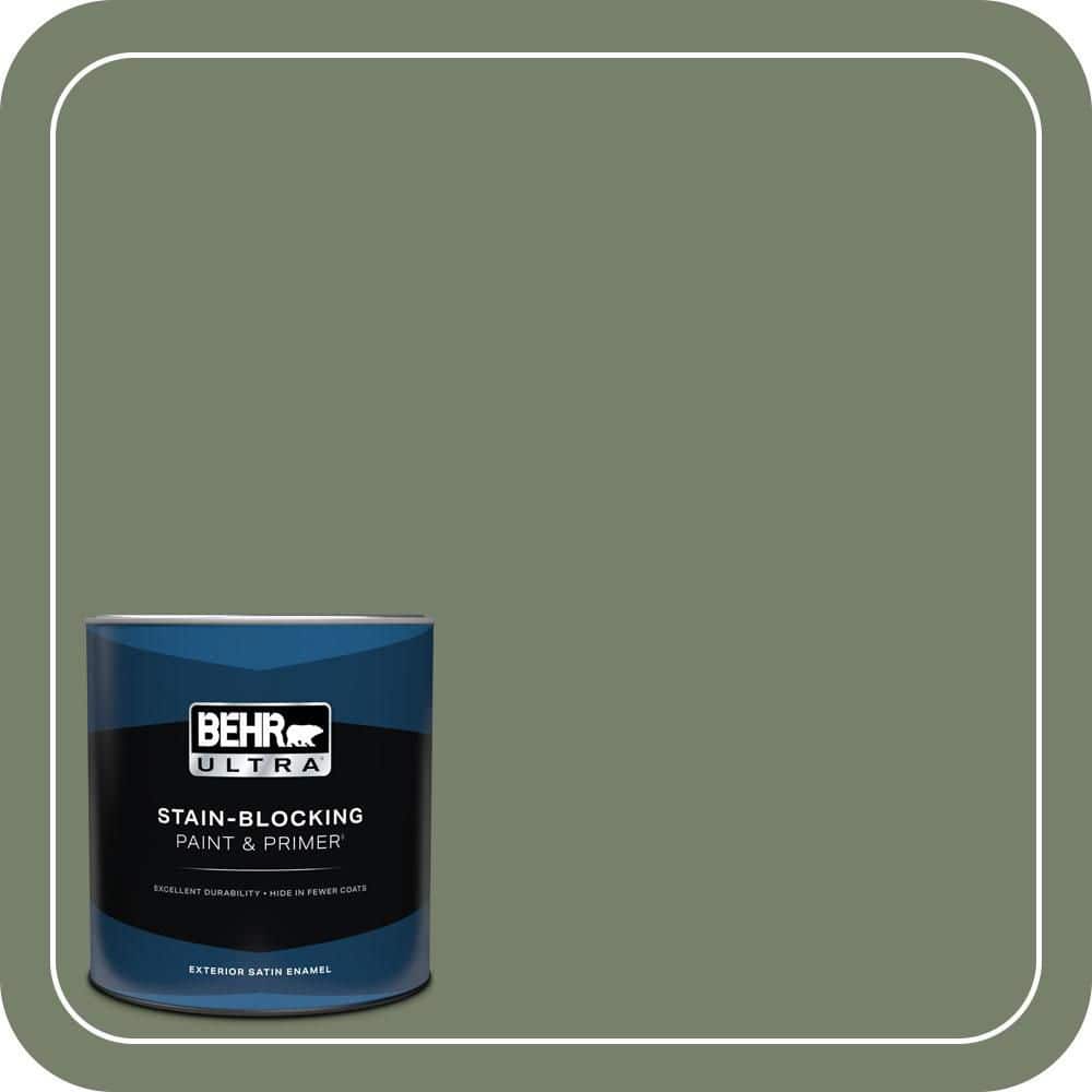 1 qt. #430F-5 Bahia Grass Satin Enamel Exterior Paint & Primer price history on PriceWatchPro