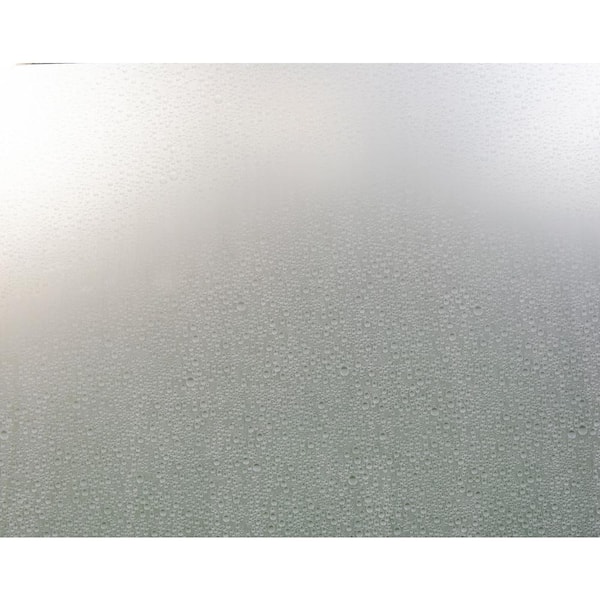 Fablon 26.57 in. W x 78.74 in. H Waterdrop Self Adhesive Window Film (Set of 2)