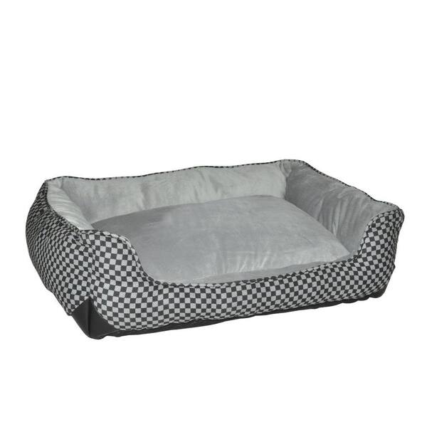 K&H Pet Products Lounge Sleeper Large Black Square Self Warming Dog Bed