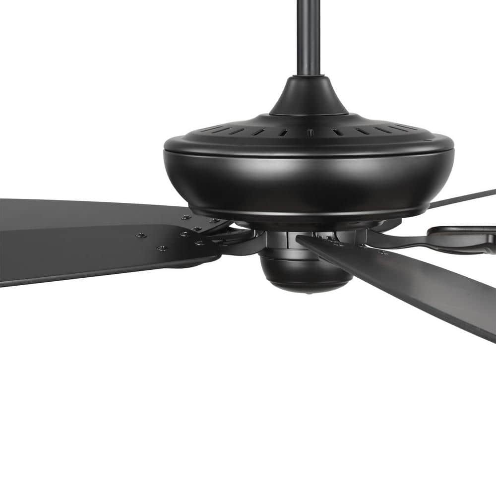 Kennedale 72-Inch Matte Black Ceiling Fan with Reversible Blades