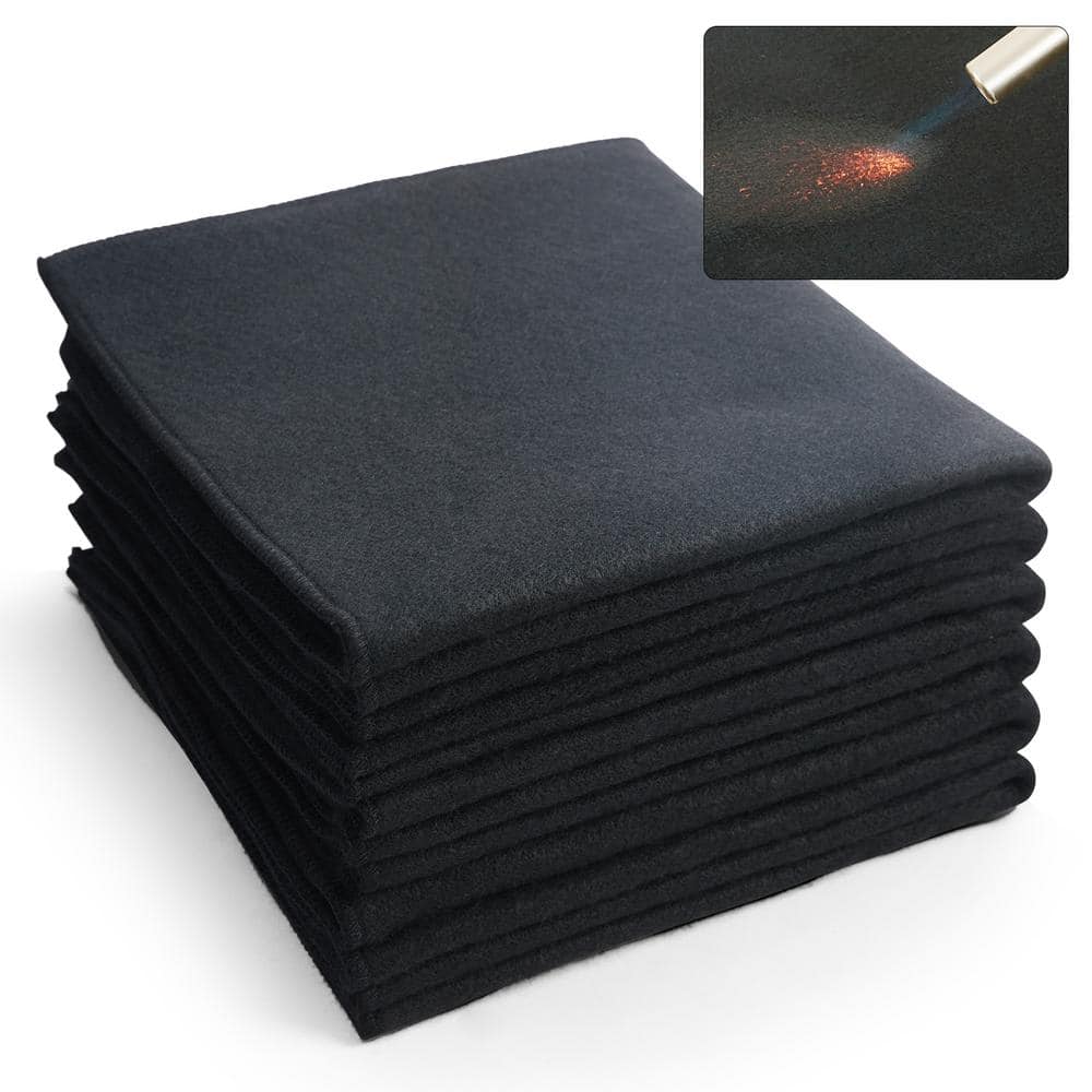 Matace 2 Pack 12x14 Inch Fireproof Welding Blanket & Pad, 5mm Thickened