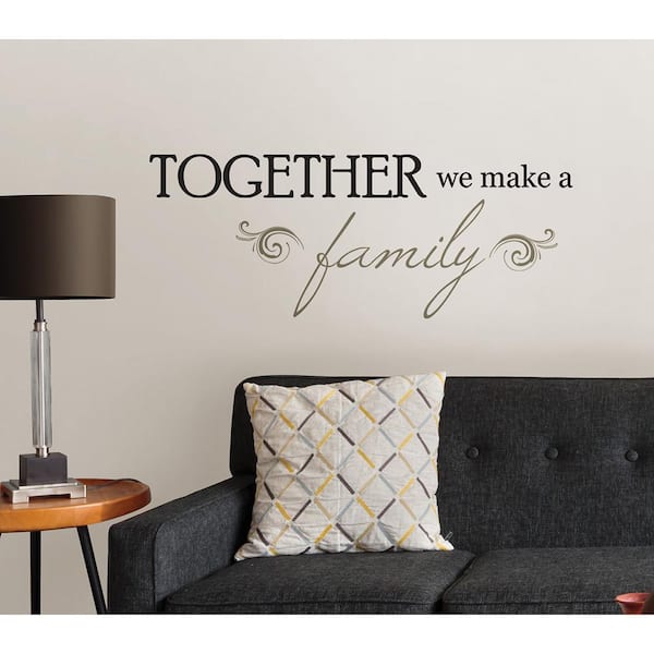 WallPops 19.5 in. x 17.25 in. Together Wall Decal