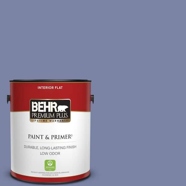 BEHR PREMIUM PLUS 1 gal. #620D-5 Romanesque Flat Low Odor Interior Paint & Primer