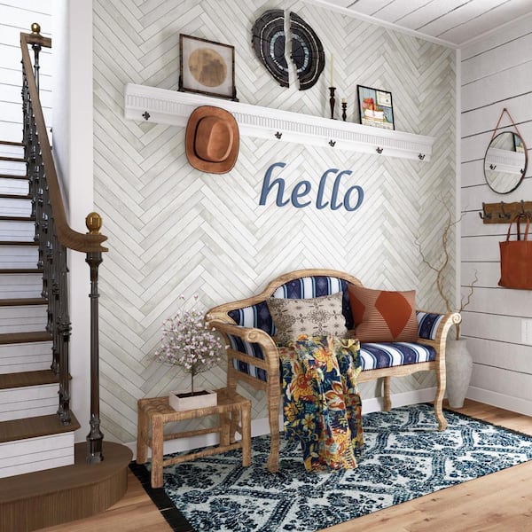 Sedona Pearl 1-7/8 in. x 17-3/4 in. Porcelain Floor and Wall Tile (8.29 sq. ft./Case)