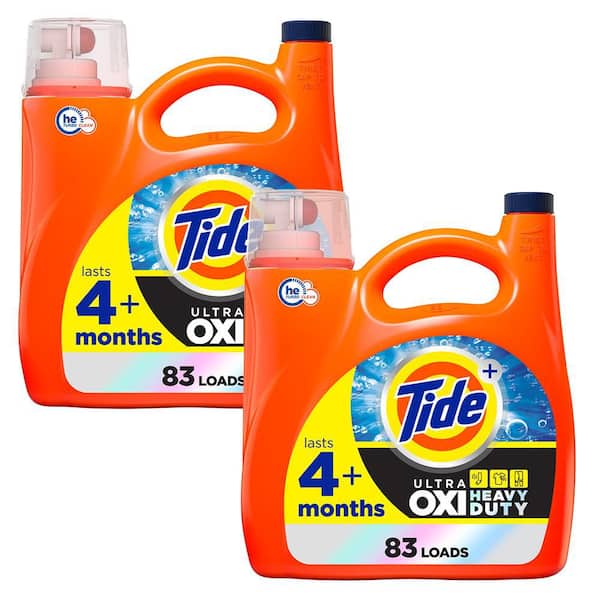 117 oz. HE Ultra Oxi Original Scent Liquid Laundry Detergent (83-Loads, Multi-Pack 2)