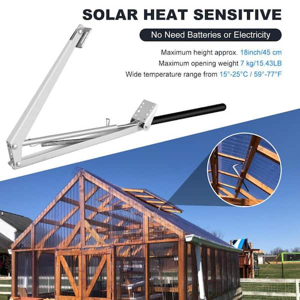 Zonnewarmte Gevoelige Automatische Raamopener Ventilatie Autovent Landbouw Kas Ventilatie Opener Automatische Raamopener Gereedschap