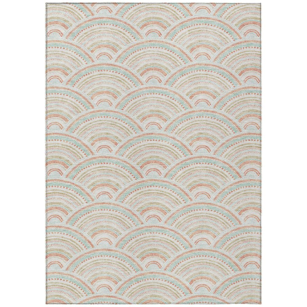 Chantille Machine Washable Indoor/Outdoor Abstract ACN984 Linen 5 ft. x 7 ft. 6 in. Area Rug price history on PriceWatchPro