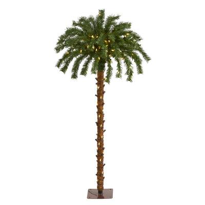 Palm Artificial Christmas Trees Christmas Trees The Home Depot