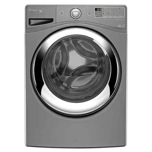 Whirlpool Duet 4.1 cu. ft. High-Efficiency Front Load Washer with Steam in Chrome Shadow, ENERGY STAR-DISCONTINUED