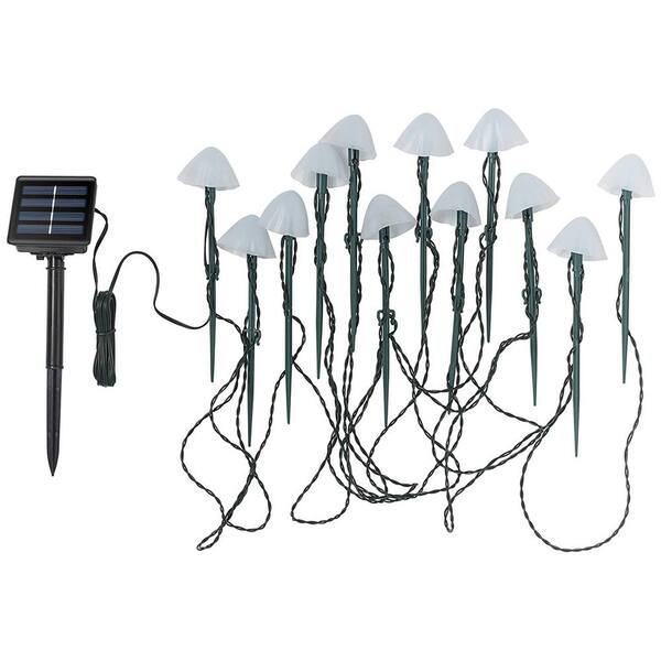 mushroom solar lights home depot