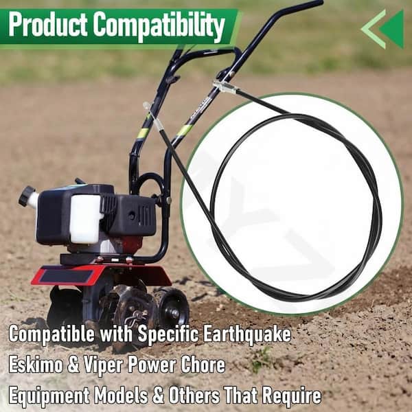 MISOPILY Replacement Throttle Cable for Mini Tiller Cultivator